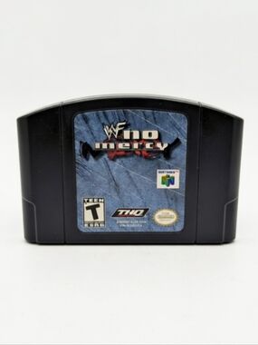 WWF No Mercy Rare Blockbuster Edition 🔥 Nintendo 64 N64 🕹 Vintage Video Game